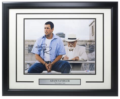 Adam Sandler Signed "The Longest Yard" 16x20 Custom Framed Photo Display (PSA COA) | Pristine ...