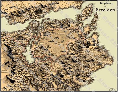 [no spoilers] Map of Ferelden by me, digital, 2021 : r/dragonage