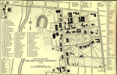 Ohio State University Campus Map