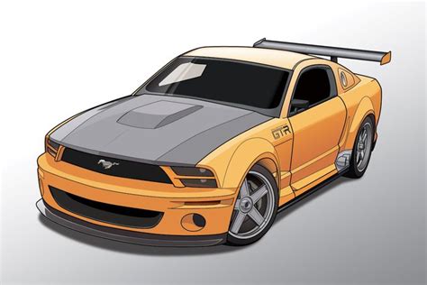 Vector Muscle by meddelem | Car illustration, Car artwork, Car drawings