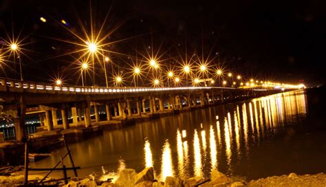 Night view of Penang bridge, Malaysia | Penang, Views, Malaysia