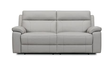 Emily Italian leather 3 seater sofa