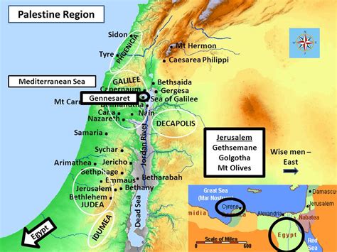 Bible Map: Capernaum Bible Mapping, Sea Of Galilee, Bible