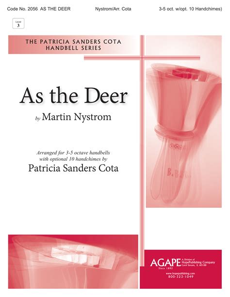 AS THE DEER-COTA-3-5 O - Hope Publishing Company