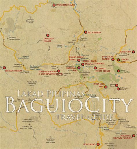 BAGUIO CITY TRAVEL GUIDE | Itinerary + Budget + Map [Updated 2022] - Lakad Pilipinas