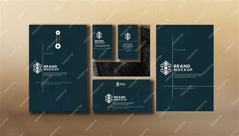 Premium PSD | Stationary set mockup