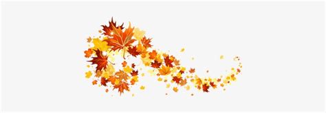 Autumn Leaves Banner - Fall Clipart Transparent Background - Free Transparent PNG Download - PNGkey