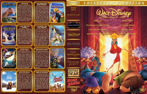 Walt Disney Pictures Presents - Set 5 dvd cover (2000-2004) R1 Custom