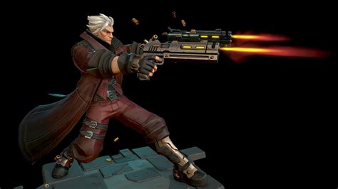 Dante - Devil May Cry - Fan art - Retrogasm - 3D model by bernardo cristovao (@bernardocristovao ...