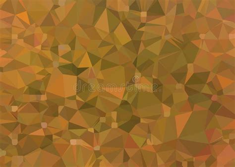 Brown Geometric Art Of Triangle Shape Pattern Stock Vector ...