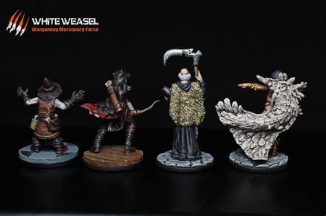 Zombicide Black Plague characters - White Weasel Studio