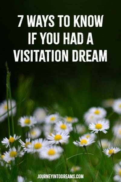 Visitation Dreams: Dreaming of Someone You Know Who Has Died