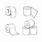Toilet Paper Coloring Page sketch template