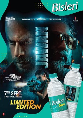 Bisleri Strengthens its Limited-Edition Packs Nationwide with the Much-Awaited Film 'Jawan ...