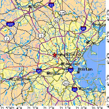 Arlington, Massachusetts (MA) ~ population data, races, housing & economy