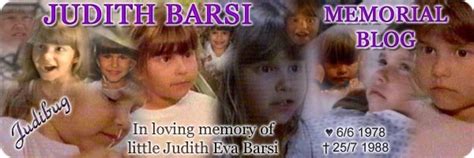 Judith Barsi memorial blog: Judith - In memoriam