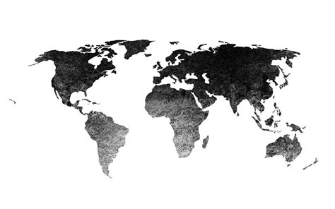 Black and White World Map Wallpapers - Top Free Black and White World ...