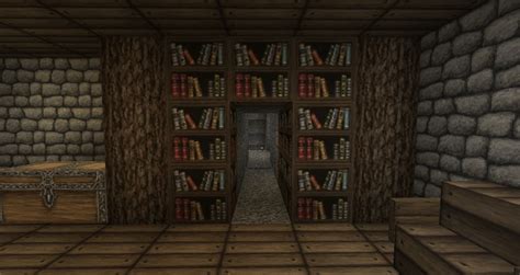 Hidden Bookshelf Door Minecraft PDF Woodworking