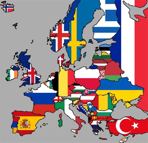 Flag Map Minefield: Europe Quiz