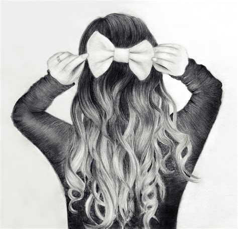 Girl Hair Drawing Tumblr