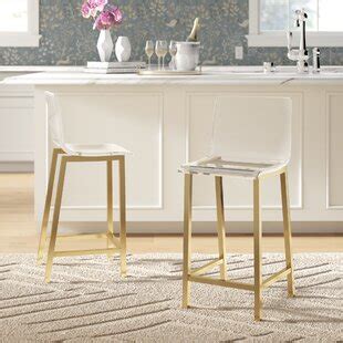 Wayfair | Full Back Metal Counter Height Bar Stools You'll Love in 2022