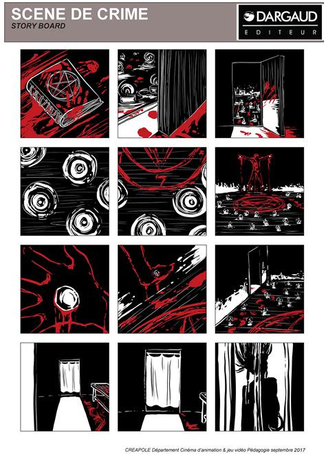 Crime Scene Storyboard on Behance