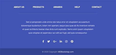 30 Best Bootstrap 4 Footer Templates in 2020