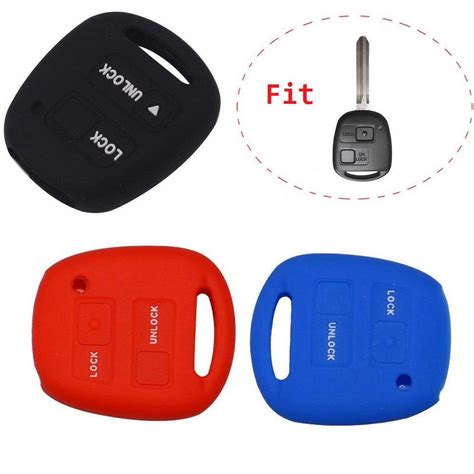 Cheap 2 Buttons Silicone Car Key Fob Case For Toyota Protection Car Key ...