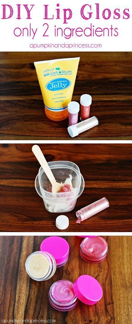 Easy Two-Ingredient DIY Lip Gloss (un-petroleum and edible pearl dust) | Diy lips, Diy lip gloss ...