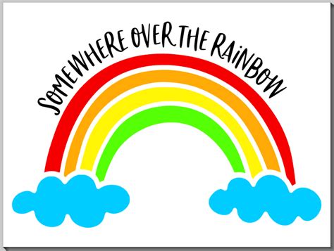 Somewhere over the Rainbow