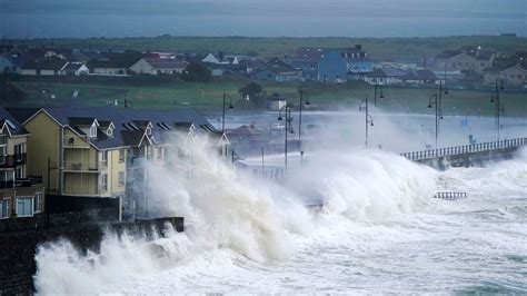 Storm Agnes weather latest: Winds hit 80mph in Wales; 'dangerous building incidents' in Ireland ...