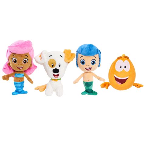 Bubble Guppies Bean Plush Bundle- Gil, Molly, Bubble Puppy & Mr Grouper ...