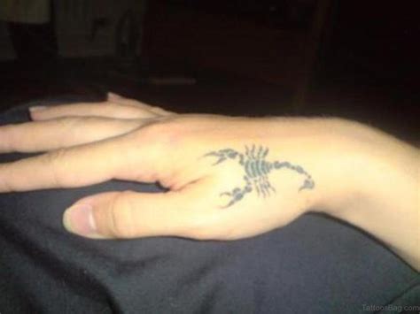 30 Fancy Scorpion Tattoos For Hand