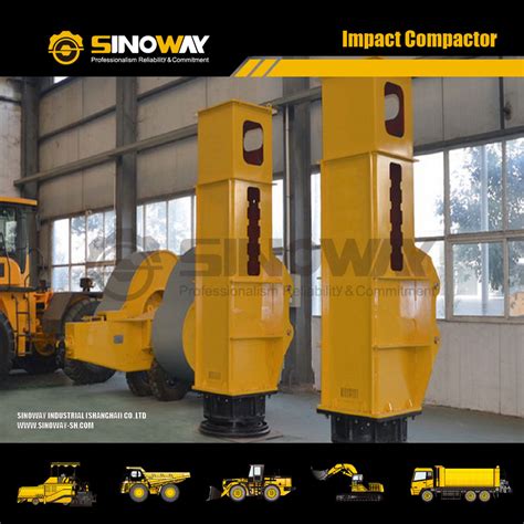 China Dynamic Compaction Equipment Excavator Mounted Rapid Hydraulic Impact Compactor - China ...