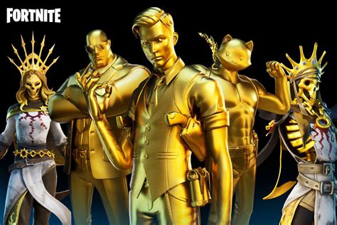 8 gold themed Fortnite skins, ranked based on design