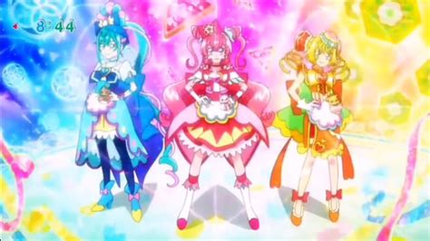 Delicious Party Precure group transformation - YouTube