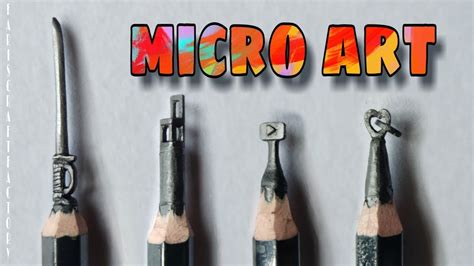 MICRO ART |PENCIL LEAD ART |Faris Craft Factory| Salman Faris - YouTube