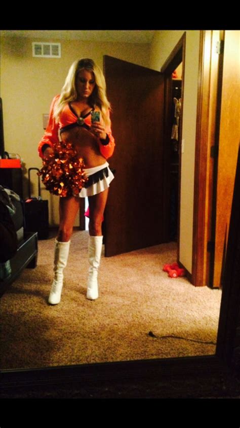 My Denver Broncos cheerleader costume,..