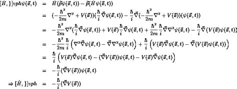 Proof of Ehrenfest's Theorem