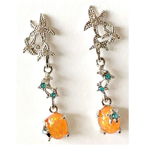 Sterling Silver Amber Earrings