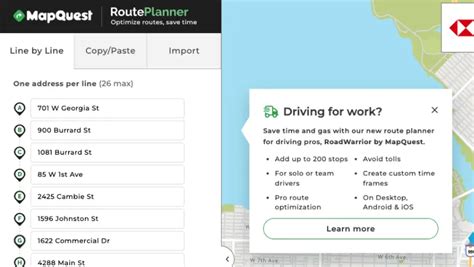 How To Use Mapquest Route Planner For Deliveries & More