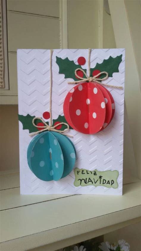 Tarjetas de Navidad originales y creativas hechas a mano