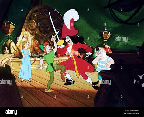 WENDY, PETER PAN, CAPTAIN HOOK, MR. SMEE, PETER PAN, 1953 Stock Photo - Alamy