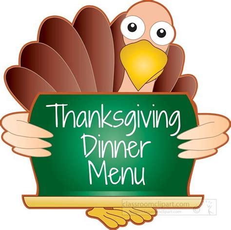 Clipart For Thanksgiving Dinner