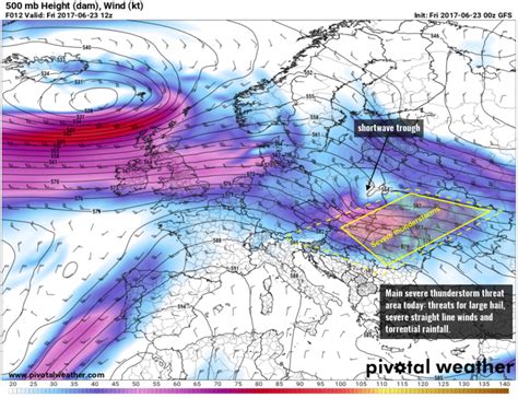 Severe thunderstorms across Eastern Europe today - June 23, 2017 ...