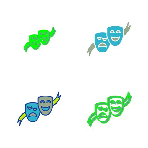 Theater Masks Vector Icon 29796187 Vector Art at Vecteezy