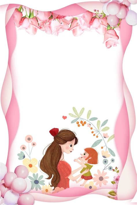 Pink Mother S Day Theme Background Wallpaper Image For Free Download ...