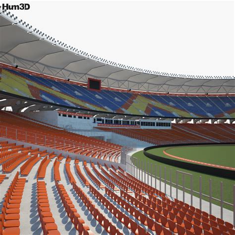 Narendra Modi Stadium 3D model - Architecture on Hum3D