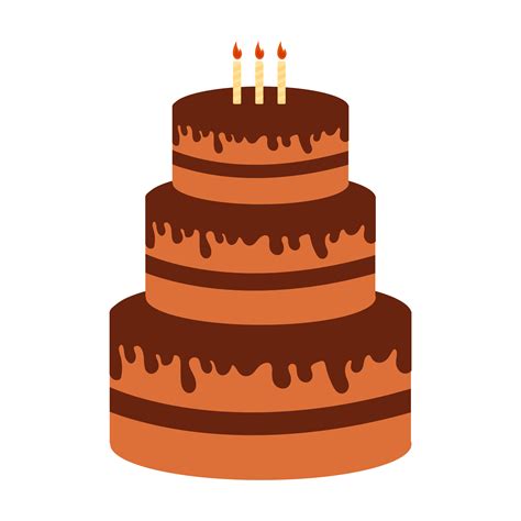 Birthday Cake Clipart Without Candles