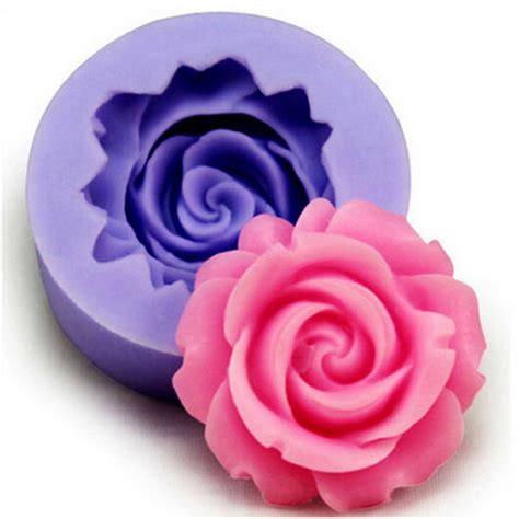 Silicone Rose Mould – 3.5cm Round – Horoeka House LTD